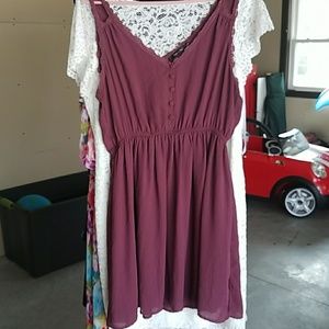 Beautiful wine mini Dress
